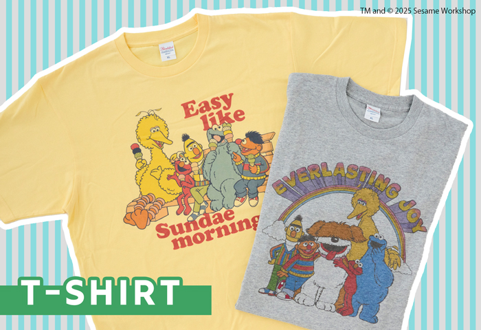 セサミストリート_ Tシャツ登場！