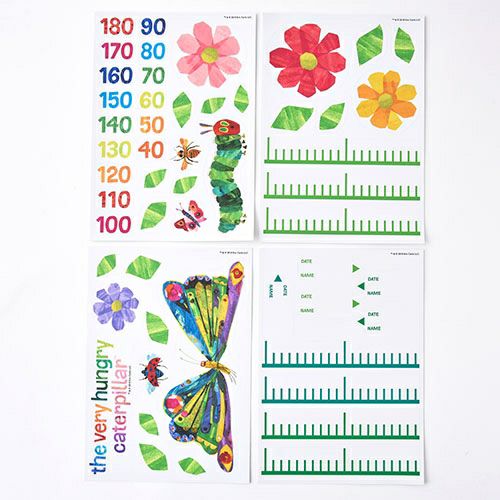 はらぺこあおむし 手作り身長計 お花 Stsec010 キャラクターモール ドリぽけ