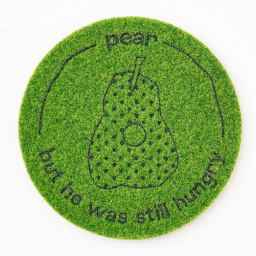 はらぺこあおむし Shibaful はらぺこあおむし Coaster Strawberry Om Vhc Cst04 キャラモール ドリぽけ