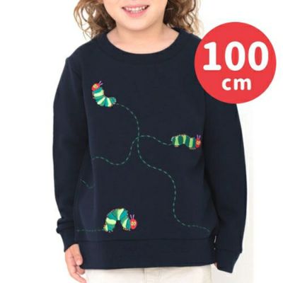 はらぺこあおむし キッズロングスリーブスウェット 100cm ウォーキング キャラモール ドリぽけ はらぺこあおむし キッズロングスリーブスウェット 100cm ウォーキング キャラモール ドリぽけ