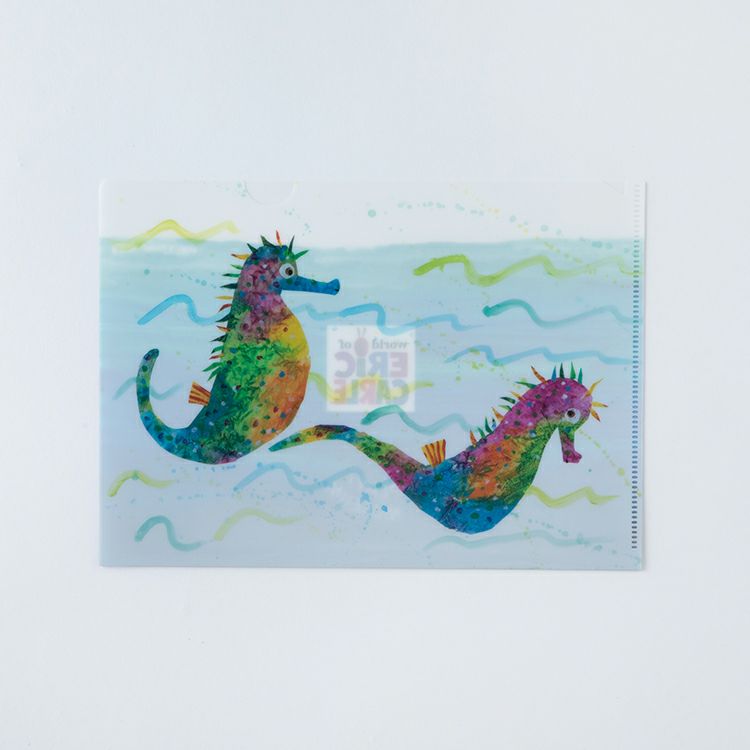 Play Museum エリック カール 展 A5クリアファイル タツノオトシゴ 97 キャラクターモール ドリぽけ