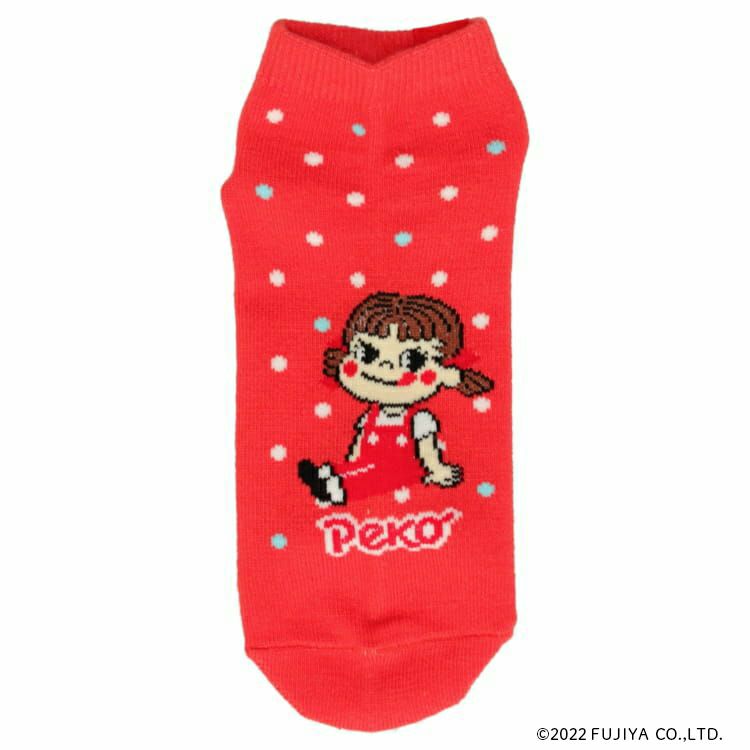ペコちゃん】タグ付きソックス TGS008 | キャラクターモール