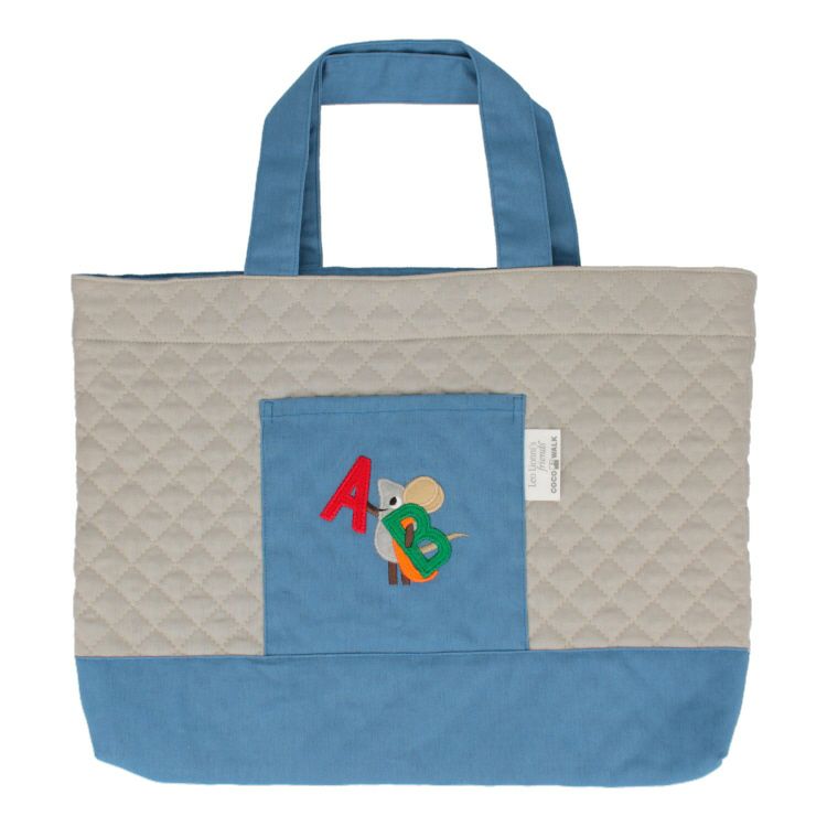 レオ・レオニ】ガーゼキルトトートバッグ（BL）E-230103