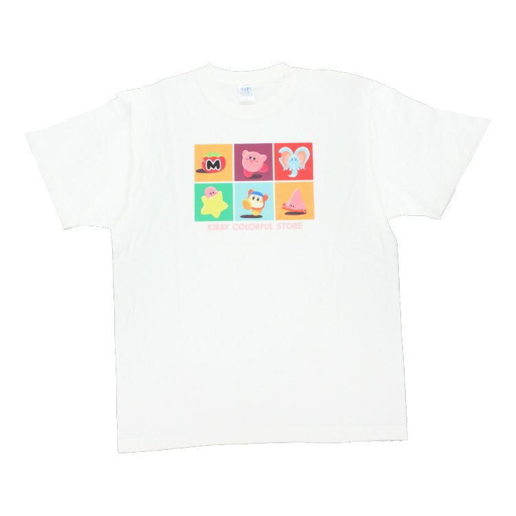 星のカービィ】Tシャツ Lサイズ（ソフトカラー/WH） | キャラクター