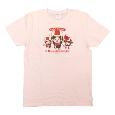 希少 激レア 美品 ブティック モンチッチ Tシャツ モンチッチ 初期 モンチッチ】Tシャツ Lサイズ（レッツパレードモンチッチ 正面/PNK