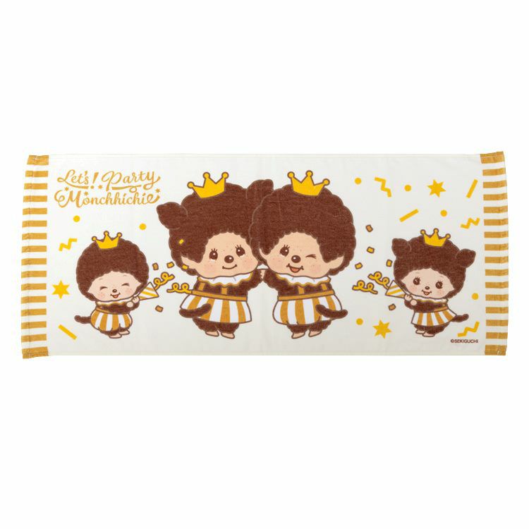 モンチッチ】フェイスタオル（パネル柄）2843019 | キャラクターモール
