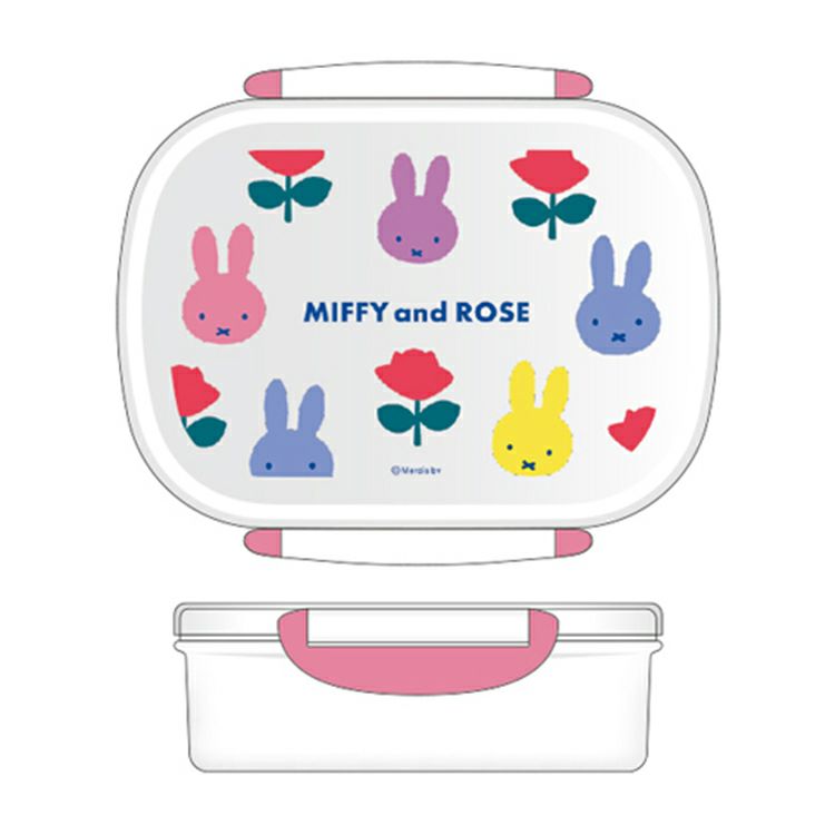 ミッフィー】ランチボックス 270ml（MIFFY AND ROSE）BS24-86 キャラクターモール ドリぽけ