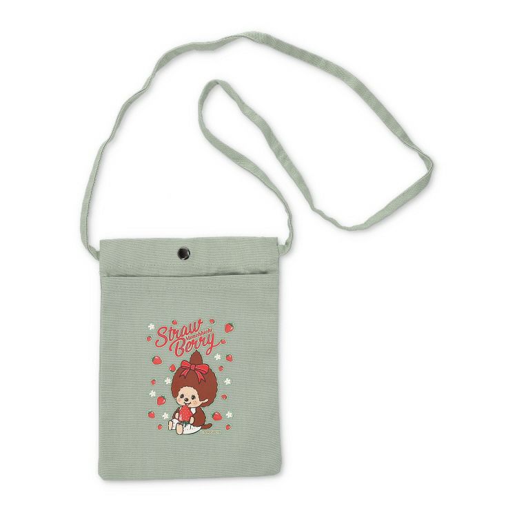 モンチッチ】ポケットサコッシュ（ストロベリーモンチッチ