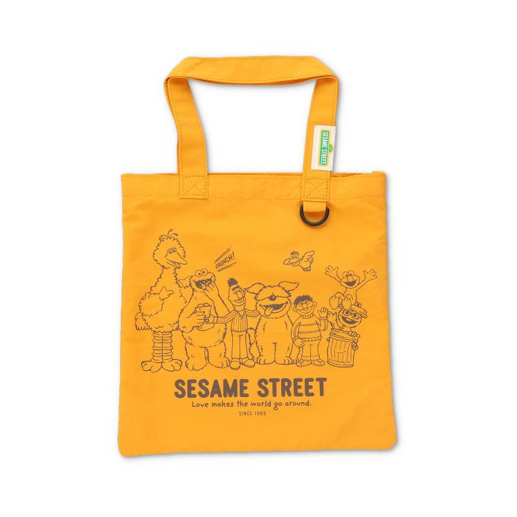 セサミストリート】ミニフラットトートバッグ（YE）SST-091