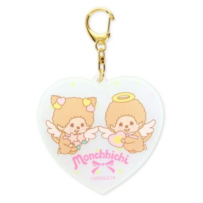 モンチッチ】アクリルキーホルダー（ラブハッピーエンジェル/ハート