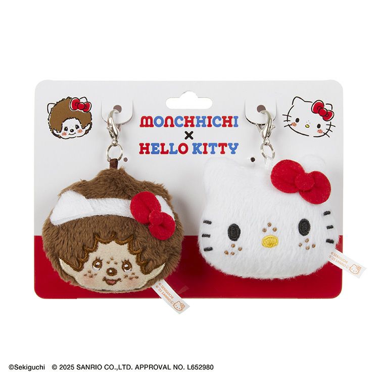 モンチッチ】モンチッチ×ハローキティ ぬいチャームセット 205073 