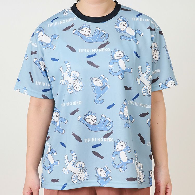 5月中旬頃お届け予定＊【11ぴきのねこ】ドライメッシュTシャツ