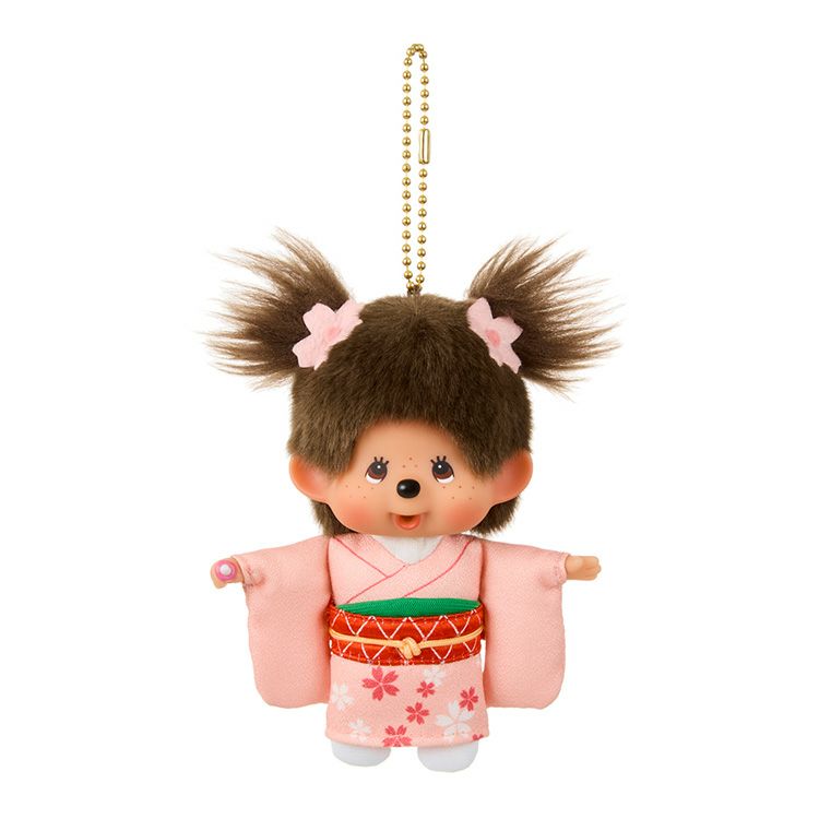 6月上旬頃お届け予定＊【モンチッチ】キーチェーン（さくら着物