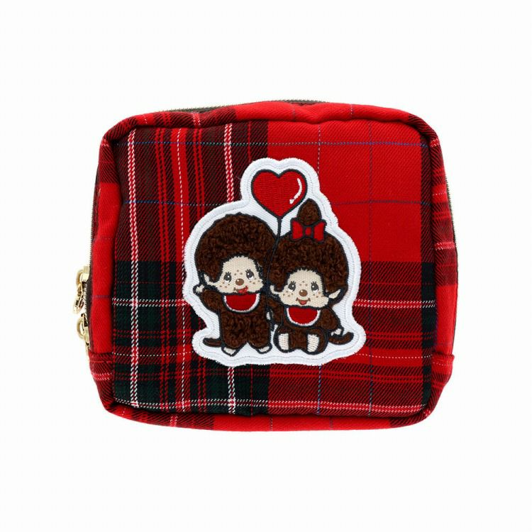 モンチッチ】スクエアサガラ刺繍ポーチ（ペア）S2337061